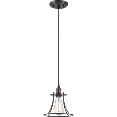 Luminaire suspendu en forme de cloche à 1 lumière Lewandowski