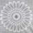 Cotton Embroidered Decorative Square Pillow Grey 20X20"