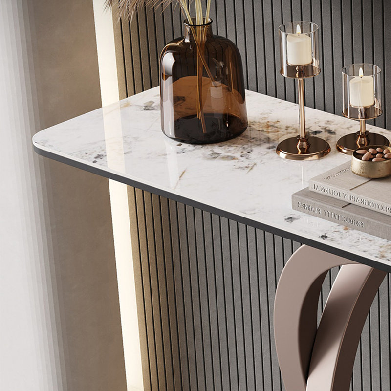 Table d'entrée de comptoir moderne, H 33,4 po x l 55 po x P 13,7 po
