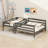 Wood Twin XL Over Queen Bunk Bed