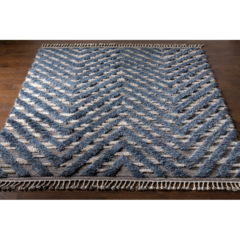 Vada Wool Area Rug, Rectangle 8' x 10'