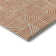 Tapis orange Prisco lavable à la machine de qualité supérieure
