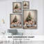«Christmas Holiday Art», série 2-XV, reproduction encadrée - bois massif XMAI81793-2098284719