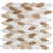 Channing 1-in. x 2.5-in. Elongated Hex Marble Look Polished Natural Stone Wall & Floor Mosaic Tile-50210662