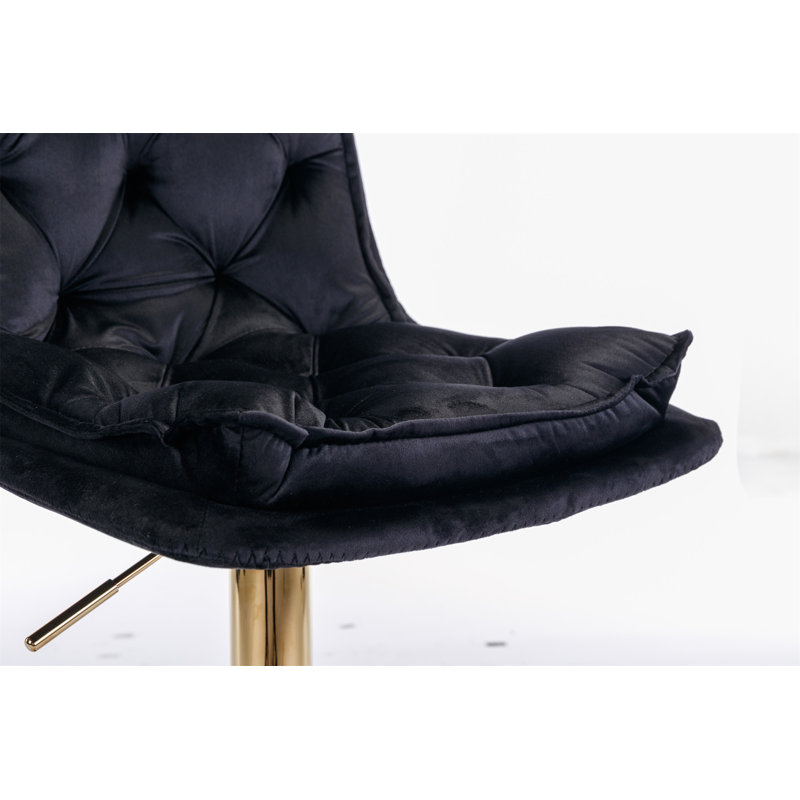 Set Of 2 Bar Stools, Black