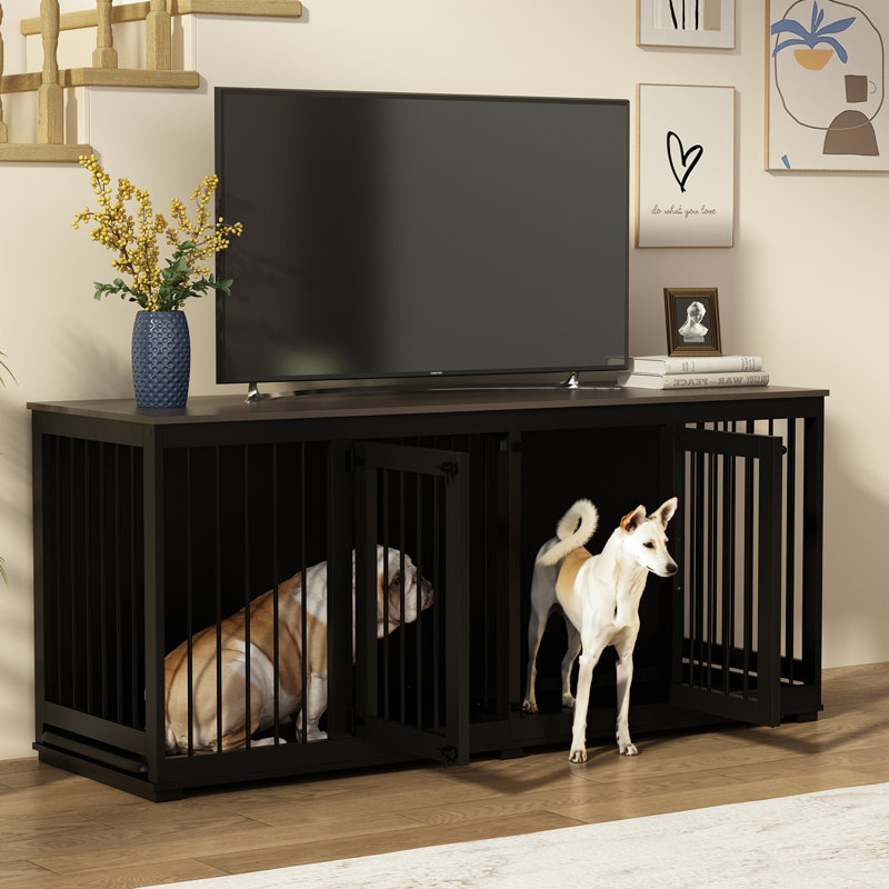 Cage pour chien Dasjah, Noir