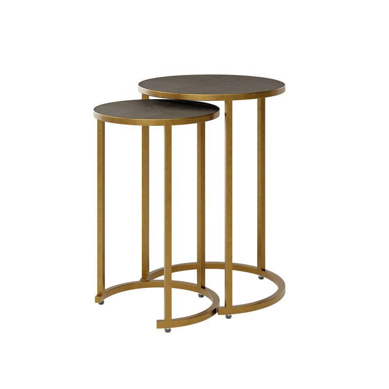 Heredia Frame Nesting Tables, Grey