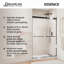Porte de douche sans cadre Essence Bypass avec technologie Clearmax-170331979