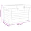 Lark Manor 73cm W 120L Polypropylene Lockable Deck Box in Anthracite