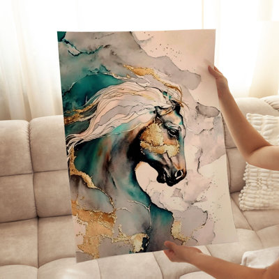 Animals Equestrian Symphony Glam Unframed Art Print