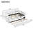 Queen Size Upholstered Platform Bed with USB and Trundle-2029838368