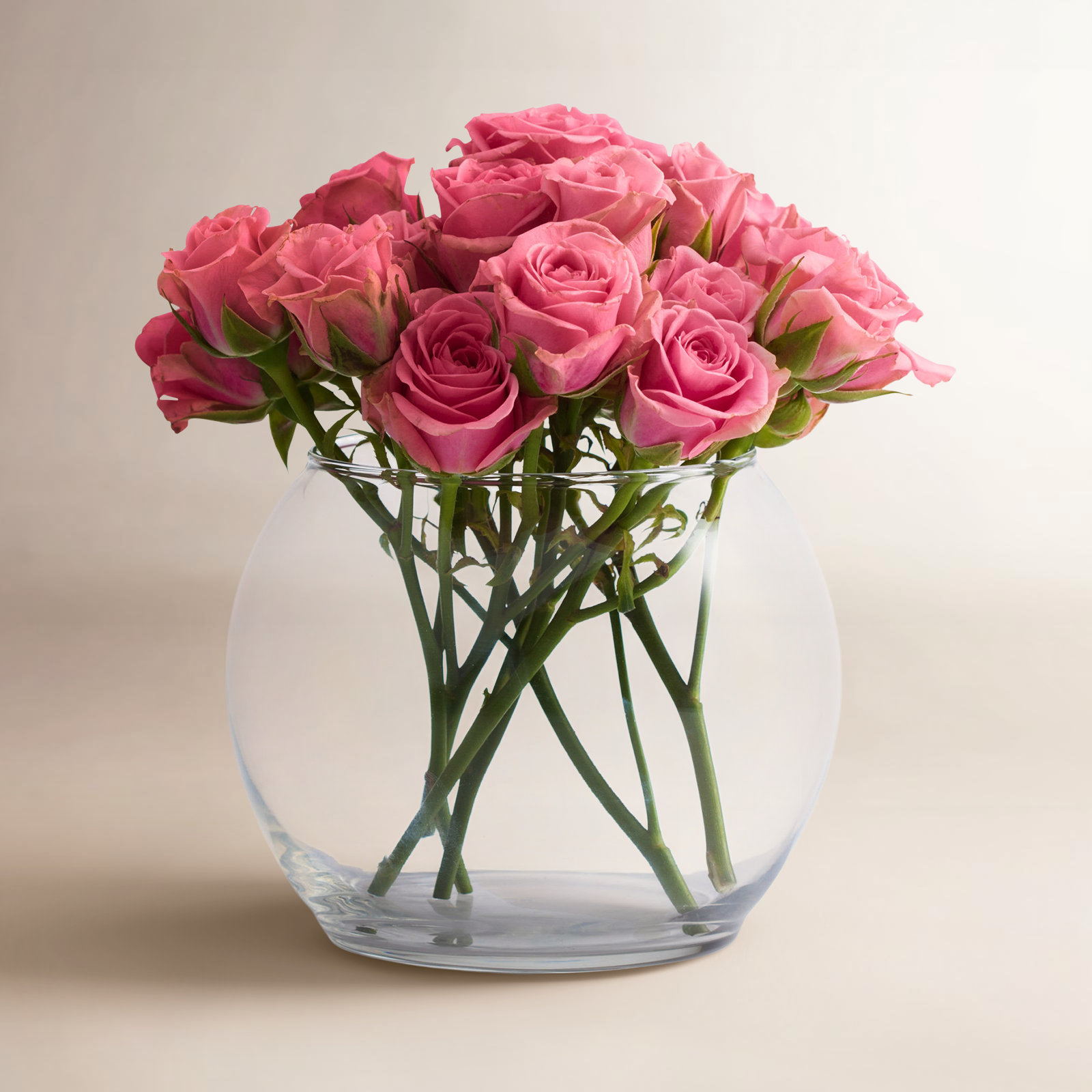 Chesterbrook 3.88'' Glass Table Vase