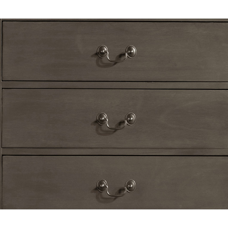 Waynesburg 31.5'' W 5 - Drawer Chest, Stained Gray