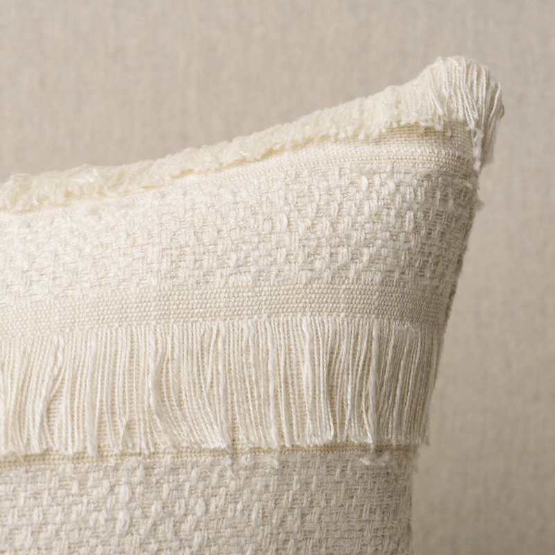 Coussin Acadia, 20 po x 14 po, Ivoire