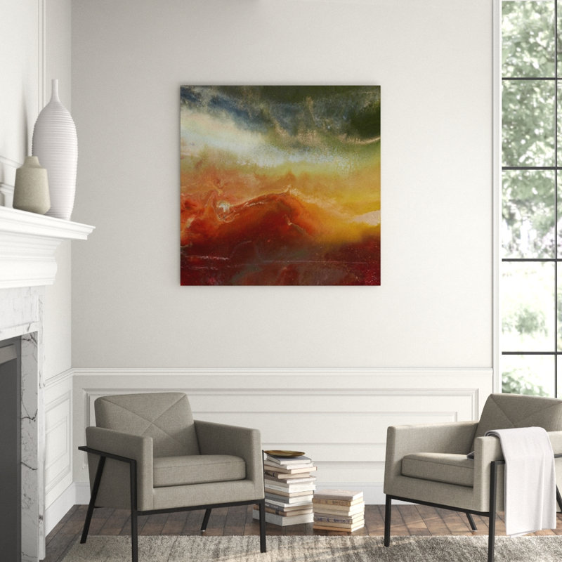 Soothing Sentiment Painting by Blakely Bering, 24" H x 24" W x 1.5" D, Plexi
