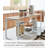 Yamazaki Home Wide Kitchen Rack - Shelf Storage Organizer., Steel + Wood