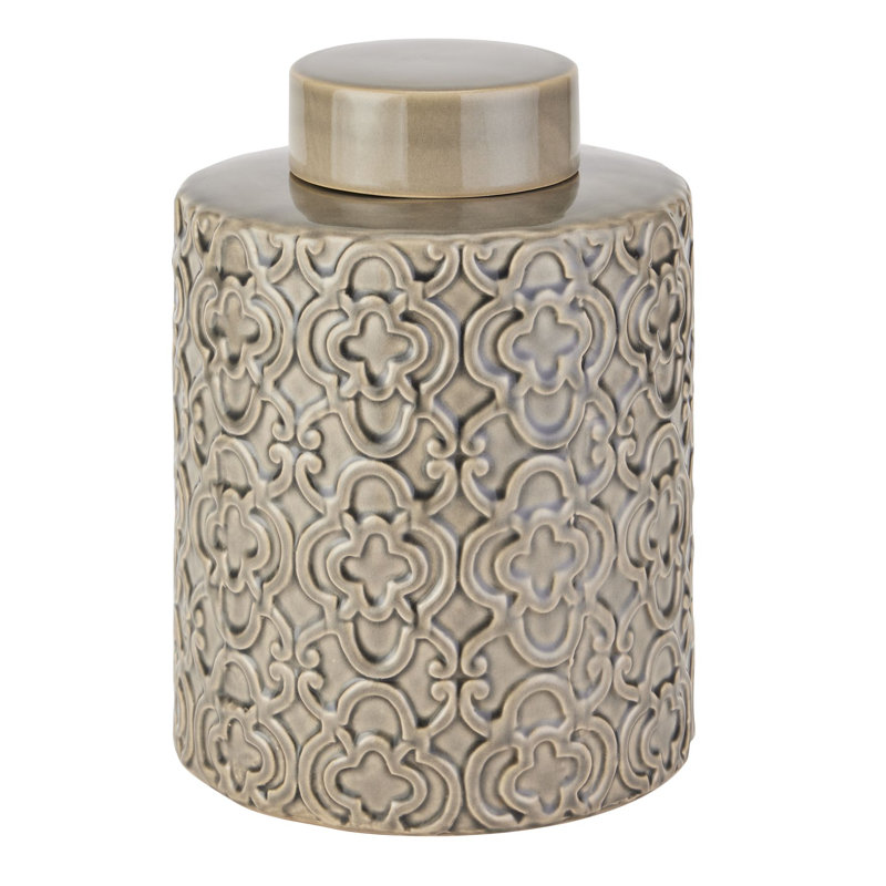 Quidnet Ceramic / Porcelain Decorative Urns & Jars, 27cm H x 20cm W x 20cm D