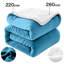 Haffa Reversible Sherpa Fleece Throw Blanket - Ultra-Soft, Warm & Cozy Comfort for All Seasons-121299957-121299960