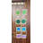 Beige 39 In. X 6 In. X 2 In. Set Of 2-Handmade Jute Fabric Silkscreened Calligraphy Wall Hanging Decorative Organizer