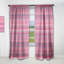 Rideau simple occultant abstrait en velours Mid-Century-1750395859