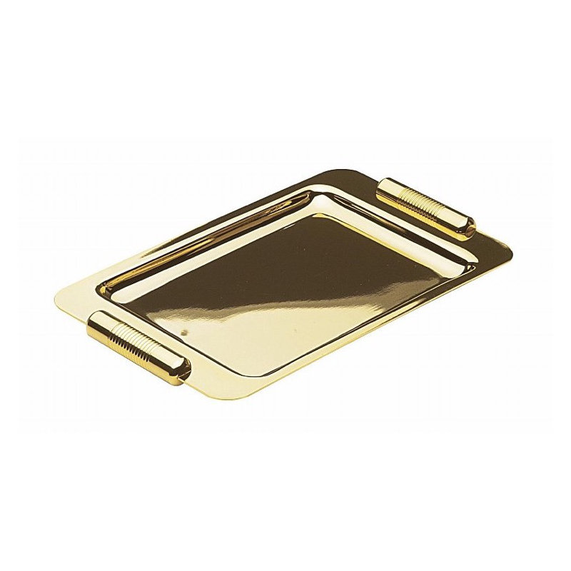 Metal Tray, Polished Nickel