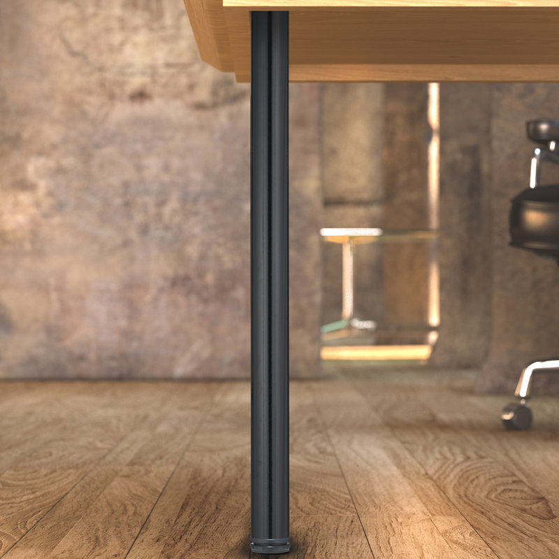 Adjustable Table Leg, Black