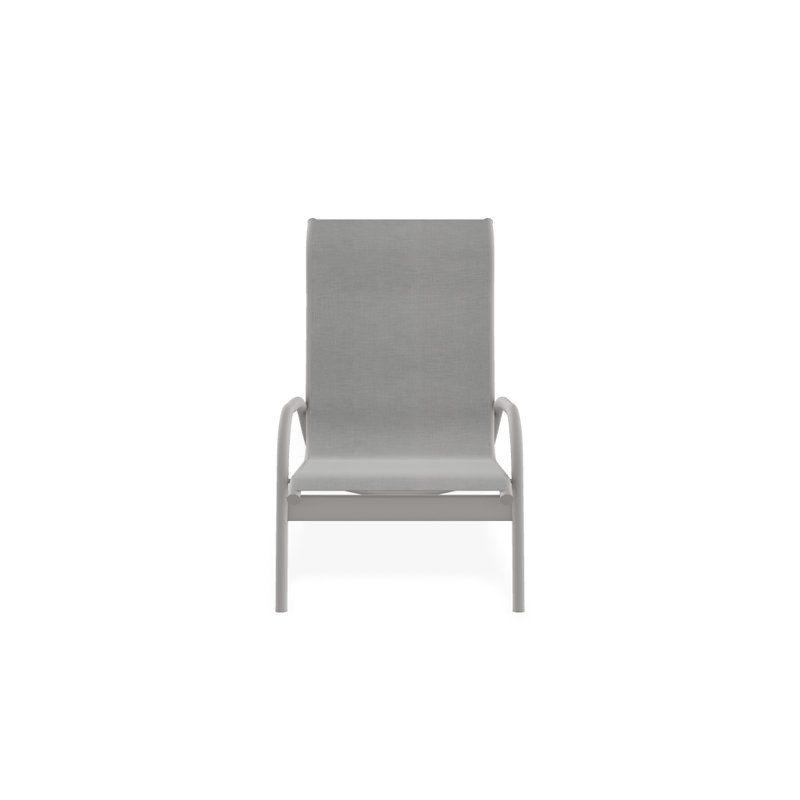 Gardenella Patio Chair, Alloy Sunbrella®, Warm Gray