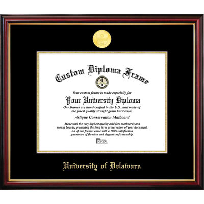 University of Delaware Petite Diploma Frame