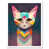 White Framed Paper selected