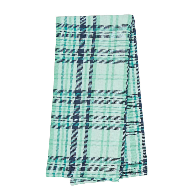 Serviette de cuisine en coton tissé à carreaux McKinley