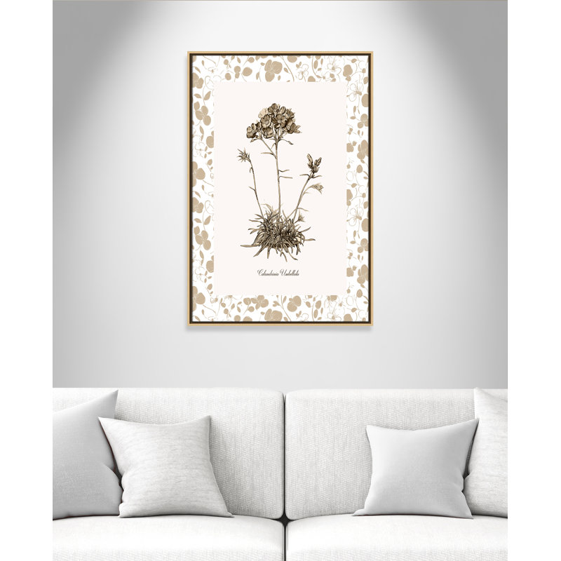 «Neutral Imperial IV» par Kelly Donovan, 25.5'' W x 37.5'' H, Framed Canvas, Flotteur naturel