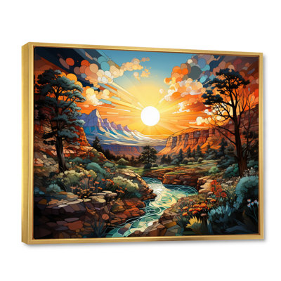 " Canyon Luminosity Pointillism II "
