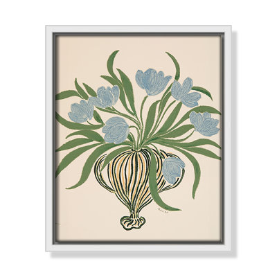 Colette "La Poire Blue Tulips" Print