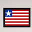 « liberia country flag », impression sur toile encadrée-41275108-41926031