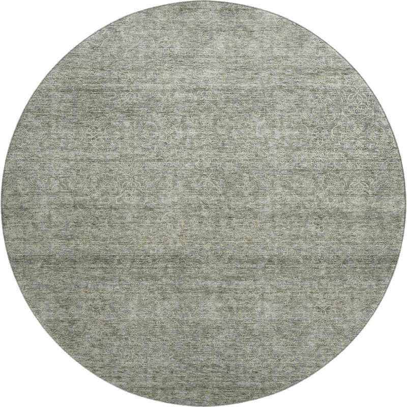 Premium Machine Washable Jelinek AMF1163 Modern Rug, Round 8'