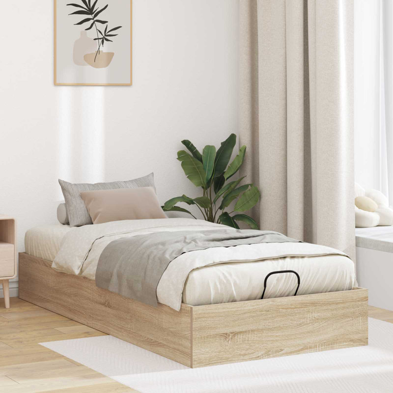 Bed, Sonoma Oak, European Single (90 x 200 cm)