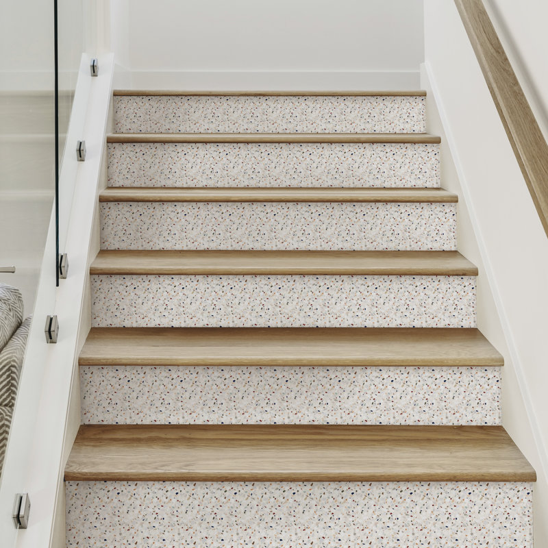 Autocollants Terrazzo, L 7,5 po x L 48 po