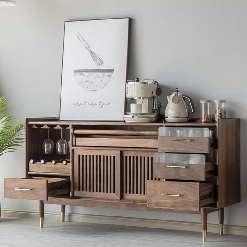 Buffet léger et luxueux, H 32,68 po x l 62,99 po x P 15,75 po