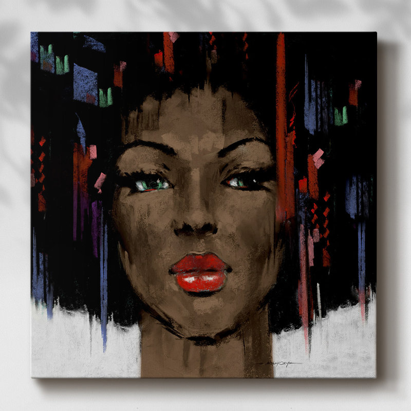 Pop Glam sur impression sur toile, H 40 po x l 40 po