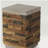 Propane tank bracket fire pit lid side table