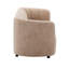Canapé incurvé en chenille avec assise moelleuse-1651340503