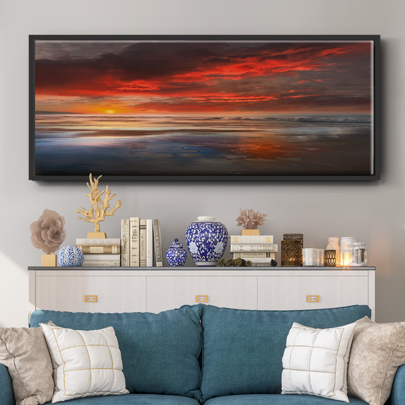Before the Moon- Framed Canvas