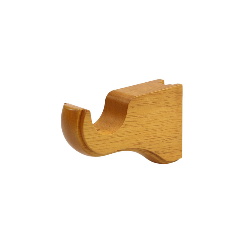 Ensemble de 3 tringles à rideaux en bois Wingman (1 3/8 po), Chêne héritage