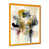 Impression dorée sur toile encadrée