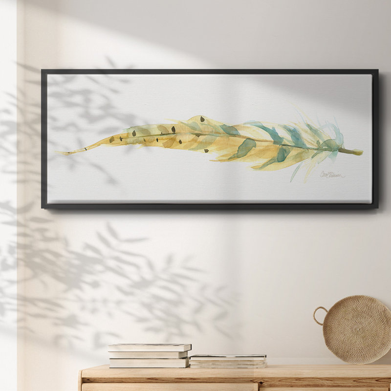 Tail Feather III- Framed Canvas