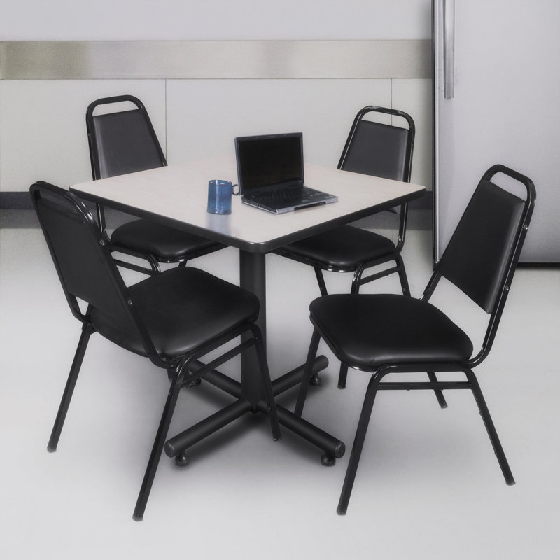 Regency Kobe Square X-Base Breakroom Table, Maple