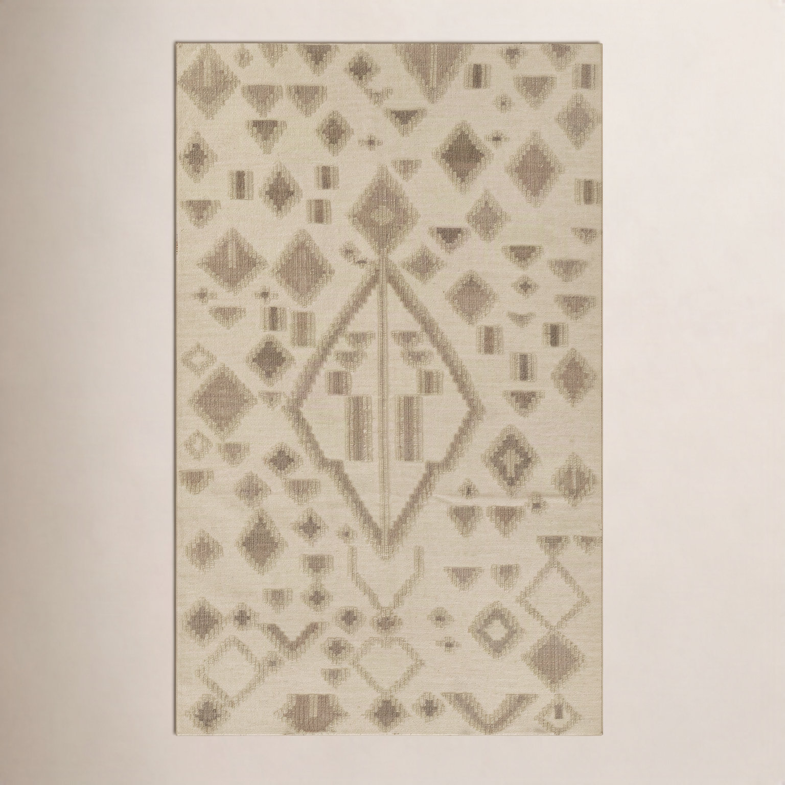 Arlan Natural Hand-Woven Geometric Rug, Rectangle 3'6" X 5'6"