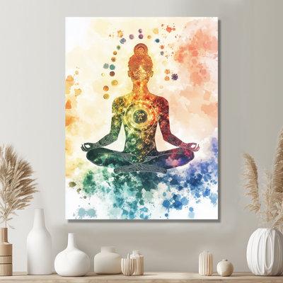 Green Chakras in Radiant Balance II - Yoga Framed Wall Art Print