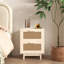 Table de chevet en rotin