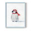 «Penguin Play II», reproduction encadrée - bois massif-635887456-635887462